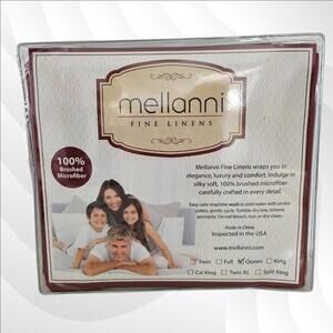 Mellanni Queen 4-Piece Sheet Set | Luxury Soft Cooling Bedding - Brick Red